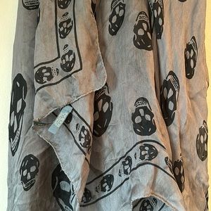 Alexander McQueen Silk Skull Scarf